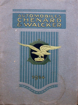 Chenard & Walcker Automobiles Modellprogramm 1914 Automobilprospekt (10771)