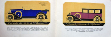 Preview: La Buire Modellprogramm 1926 Automobilprospekt (10770)