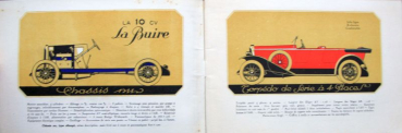 La Buire Modellprogramm 1926 Automobilprospekt (10770)