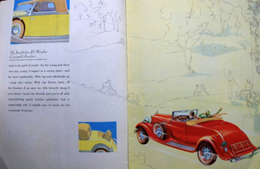 Preview: Studebaker Six Modellprogramm 1933 Automobilprospekt (10767)
