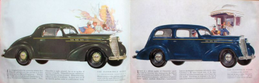 Preview: Oldsmobile Six and Eight Modellprogramm 1935 Automobilprospekt (10765)