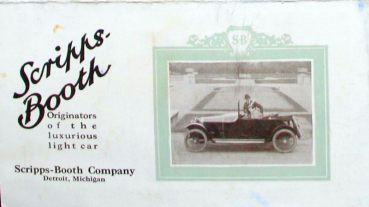 Scripps-Booth Modellprogramm 1915 Automobilprospekt (10766)