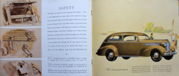 Preview: Oldsmobile Six Modellprogramm 1936 Automobilprospekt (10764)