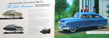 Preview: Nash Airflytes Modellprogramm 1951 Automobilprospekt (10763)