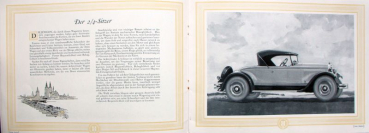Preview: Hupmobile 8 Reihe E Modellprogramm 1928 Automobilprospekt (10761)