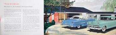 Preview: Ford Modelprogram 1954 Carbrochure (10760)