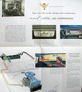 Preview: Cadillac Modelprogram Air Condition 1954 Carbrochure (10757)