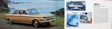Preview: Chevrolet Corvair Modellprogramm 1964 Automobilprospekt (10755)