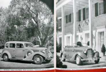 Preview: Auburn  654 - 852 Modellprogramm 1936 Automobilprospekt (10752)