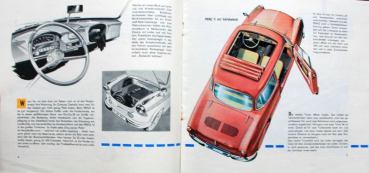 Preview: NSU Prinz 3 Modelprogram 1960 "Aus gutem Hause" Carbrochure (10750)