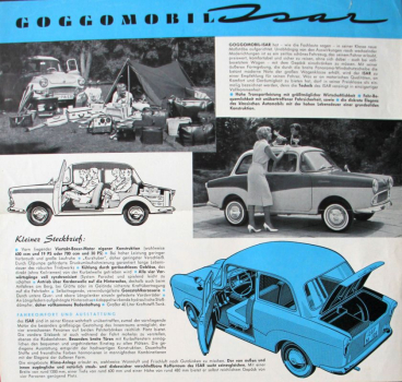 Preview: Goggomobil Isar 600 Kombi Modellprogramm 1960 Automobilprospekt (10748)