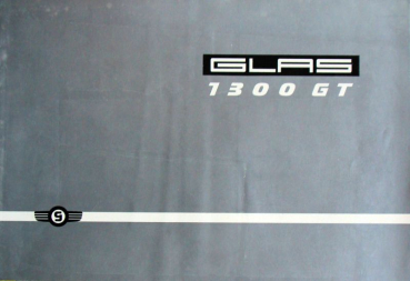 Glas 1300 GT Modelprogram 1965 Carbrochure (10747)