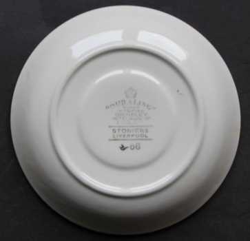 Preview: Esso Duraline Untertasse 1960 Porzellan (10779)