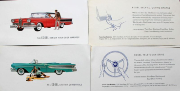 Preview: Edsel Ford Modelprogram 1958 five brochure sheeds (6956)