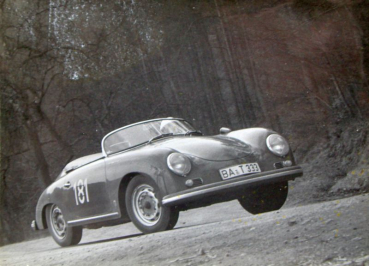 Porsche 356 Internationales Bergrennen Eberbach 1962 Werksfoto (10782)
