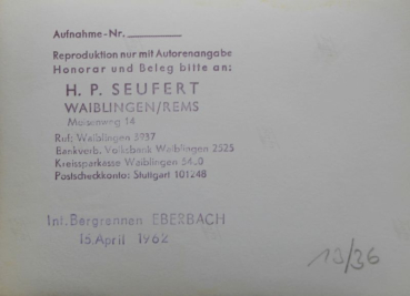 Preview: Porsche 356 Internationales Bergrennen Eberbach 1962 Werksfoto (10782)