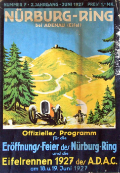 ADAC "Eifelrennen" Nuerburgring 1927 Motorracing-Program (10785)