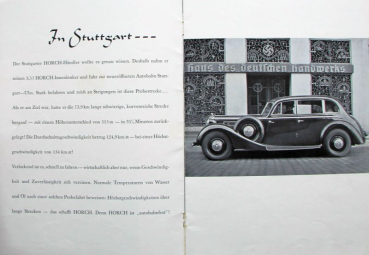 Preview: Horch Modellprogramm 1938 Automobilprospekt (10847)