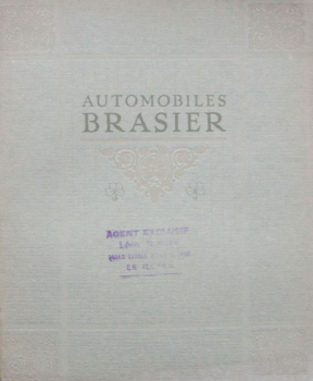 Brasier Automobile Modellprogramm 1910 Automobilprospekt (10809)