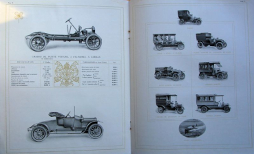 Preview: Brasier Automobile Modellprogramm 1910 Automobilprospekt (10809)