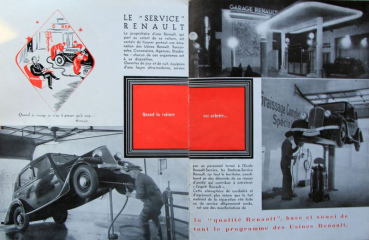Preview: Renault Modellprogramm 1936 "Joie de Vivre" Automobilprospekt (10810)
