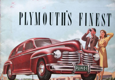 Plymouth Modellprogramm 1941 Automobilprospekt (10806)