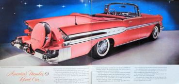 Preview: Pontiac Star Chief Chieftain Modellprogramm 1957 Automobilprospekt (10804)