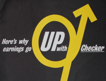 Checker Modellprogramm 1961 "Up with Checker" Automobilprospekt (10802)