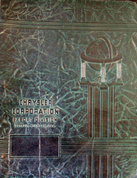 Chrysler Export Division Modellprogramm Händlermappe 1935 (10814)