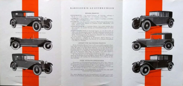 Preview: Steyr XII 6/30 PS Modellprogramm 1927 Automobilprospekt (10811)