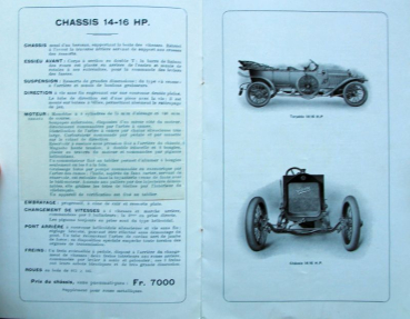 Preview: Sava Automobile Modellprogramm 1912 Automobilprospekt (1043)