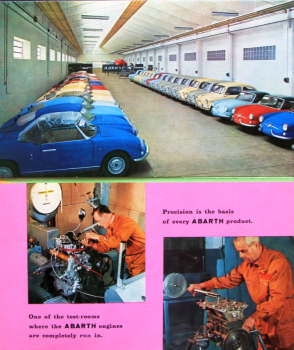Preview: Abarth 750 Modellprogramm 1962 Automobilprospekt (10845)