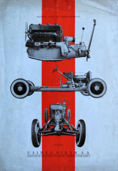 Preview: Steyr XII 6/30 PS Modellprogramm 1927 Automobilprospekt (10811)