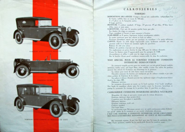 Preview: Steyr XII 6/30 PS Modellprogramm 1927 Automobilprospekt (10811)