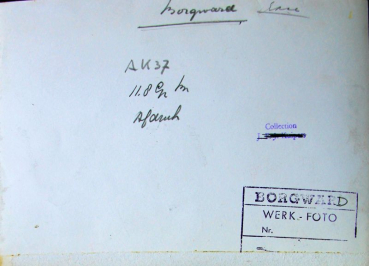 Preview: Borgward Rennwagen mit Hugo Hartmann beim Eifelrennen 1953 Werksfoto (10840)