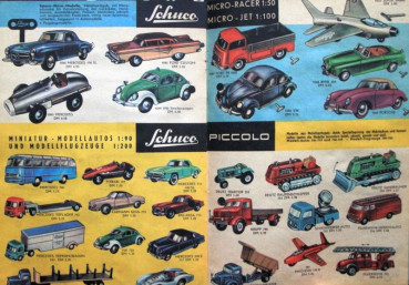 Preview: Schuco Spielzeug Modellprogramm 1959 Spielzeugprospekt (10858)