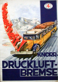 Knorr-Druckluftbremse Modellprogramm 1928 Zubehörprospekt (10857)