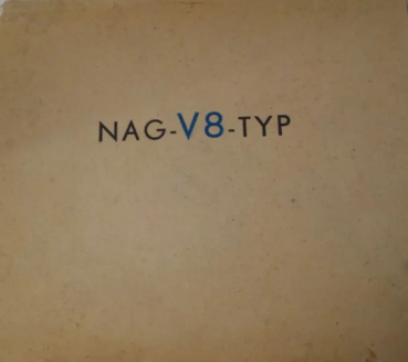 NAG V8 Achtzylinder 18/100 PS Modellprogramm 1931 Automobilprospekt (10853)