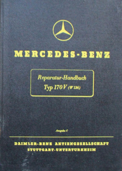 Mercedes-Benz 170 V Reparatur-Handbuch 1943 (10872)
