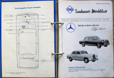 Preview: BV Aral "Tankwart-Merkblätter" Tankstellen-Werbeordner 1962 (9985)