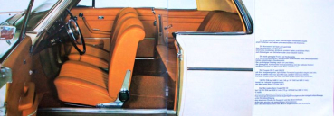 Mercedes-Benz 205  CE Coupe Modellprogramm 1969 Automobilprospekt (10878)