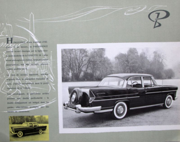 Preview: Simca Presidence V8 Modellprogramm 1964 Automobilprospekt-Mappe (10912)