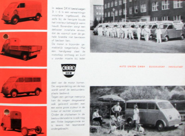 Preview: DKW Bestellwagen F 800/3 Modellprogramm 1953 Automobilprospekt (10907)