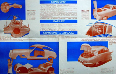 Preview: Panhard Marathon Modellprogramm 1953 Geo Hamm Automobilprospekt (10911)