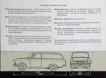 Preview: Moskwitsch 433 Kombi Modellprogramm 1964 Automobilprospekt (10889)
