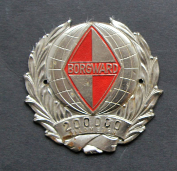 Borgward 200.000 km Plakette 1960 (10935)