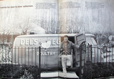 Preview: Volkswagen Transporter T1 Modellprogramm 1962 "What does it do for a living" Automobilprospekt (10930)