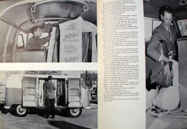 Volkswagen Transporter T1 Modellprogramm 1962 "What does it do for a living" Automobilprospekt (10930)