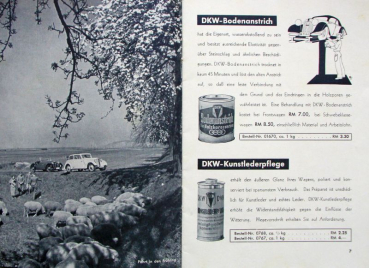 Preview: DKW Modellprogramm 1936 "Kundendienstberatung" Automobilprospekt (8758)