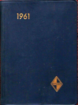 Borgward Taschenkalender 1961 Kunstleder (10952)